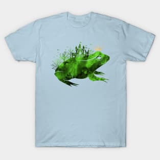 Fairy Tale Frog Prince with Gold Crown T-Shirt